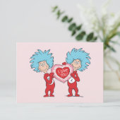 Carte Thing One Thing Two Je t'aime (Debout devant)