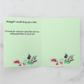 Carte Thing You : Vin avec Rose (Intérieur)