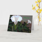 Carte Thinking of you (Fleur jaune)