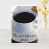 Carte Thinking of You (Fleur jaune)