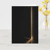 Carte Thinking of You Beam of Light In Doorway (Fleur jaune)