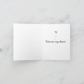 Carte Thinking of you Card - cafe au amour (Intérieur)