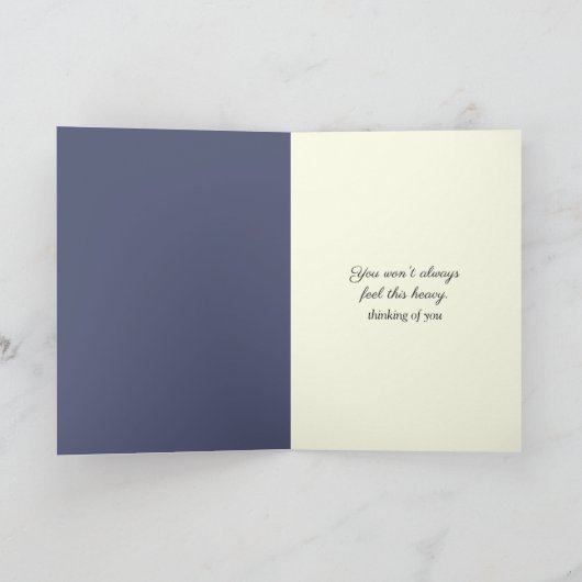 Carte Thinking of You Door with Sunshine (Intérieur)