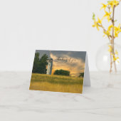 Carte "Thinking Of You" du phare de William Living (Fleur jaune)