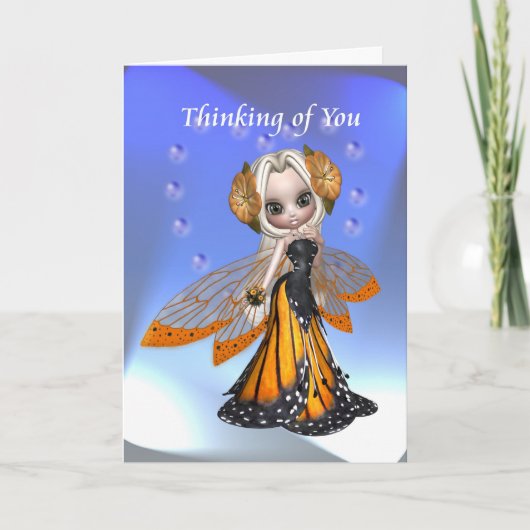Carte Thinking of you fairy (Devant)