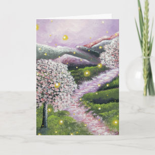 Carte Thinking of You Firefly Dogwood Greeting Card