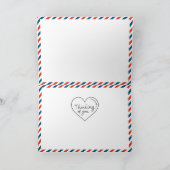 Carte Thinking of You Greeting (Intérieur)