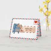 Carte Thinking of You Greeting (Fleur jaune)