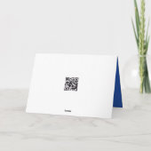 Carte Thinking of You Neon Blue Nightstand Clock (Dos)