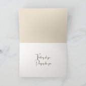 Carte Thinking of You Open Vintage Book (Intérieur)