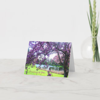 Carte 'Thinking of You' photo notecard