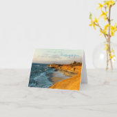 Carte 'Thinking of You' photo notecard (Fleur jaune)