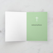 Carte Thinking of You Today Prayers Wildflowers (Intérieur)