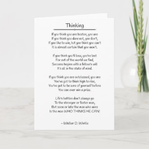 Carte Thinking - Walter D. Wintle