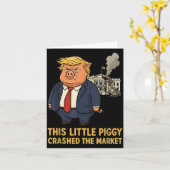 Carte This Ggy Crashed The Market Funny Quote (Fleur jaune)