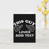 Carte This Guy Loves (Fleur jaune)