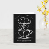 Carte This Is Just A Inside A Teacup But Shelter Here  (Fleur jaune)