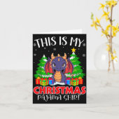 Carte This Is My Christmas Pajama Shirt Dragon Xmas Pjs (Fleur jaune)