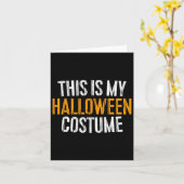 Carte This Is My Halloween Costume (Fleur jaune)