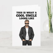 Carte This Is What a Cool Uncle Looks Like (Devant)