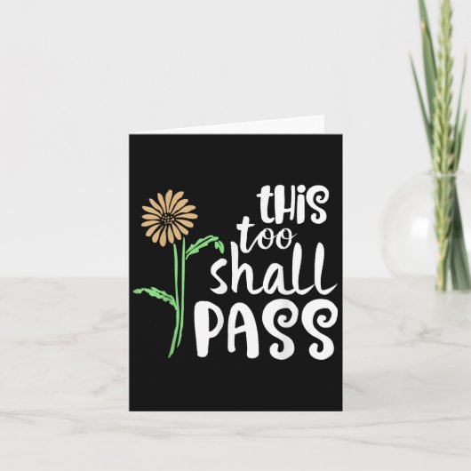 Carte This Too Shall P Motivational  (Devant)