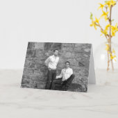 Carte thom et Chris (Fleur jaune)