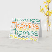 Carte Thomas (Fleur jaune)