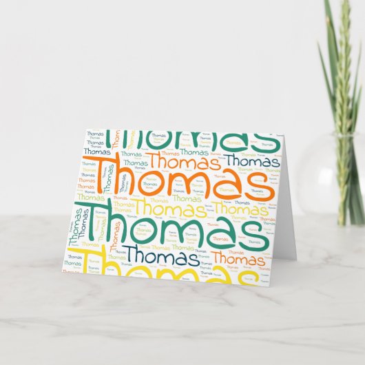 Carte Thomas (Devant)
