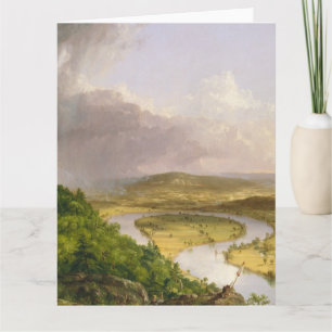 Carte Thomas Cole Le Bœuf La rivière Connecticut