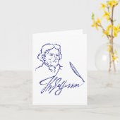 Carte Thomas Jefferson (Fleur jaune)
