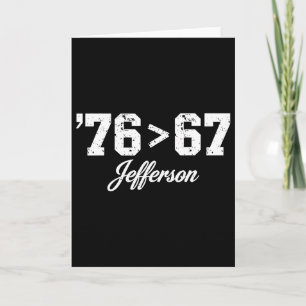 Carte Thomas Jefferson 76 67 Auto-évident Faire l'histoi