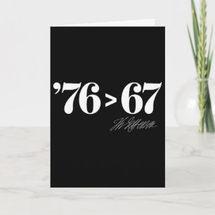 Carte Thomas Jefferson 76 > 67 Auto-évident Minimal M