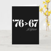Carte Thomas Jefferson 76 > 67 Auto-évident Minimal M (Fleur jaune)