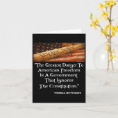 Carte Thomas Jefferson Le Plus Grand Danger Pour La Libe (Fleur jaune)