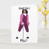 Carte Thomas Jefferson "Qu'Est-Ce Qui M'A Manqué ?"Carte (Fleur jaune)