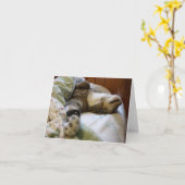 Carte Thomas relaxing notecard (Fleur jaune)