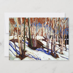 Carte Thomson - Début du printemps, Canoe Lake,