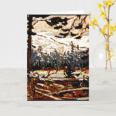 Carte Thomson - Intérieur de la forêt, parc Algonquin (Fleur jaune)