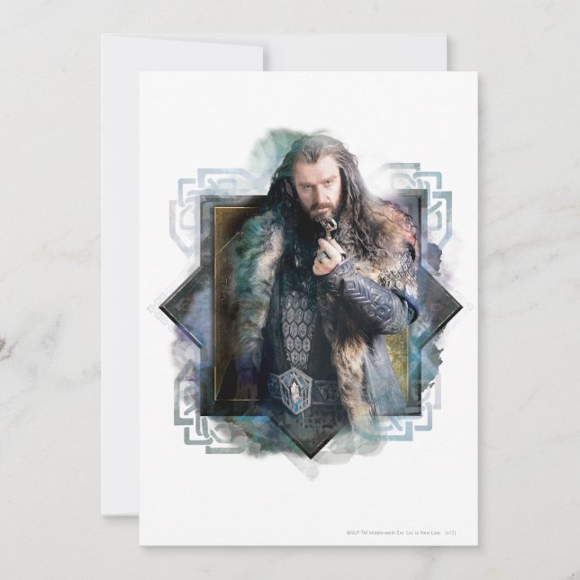 Carte THORIN OAKENSHIELD™ - Graphique de caractères (Devant)