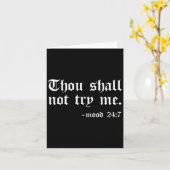 Carte Thou Shall Not Try Me Mood 24_7  (Fleur jaune)
