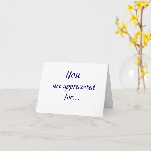 Carte Thoughtful (Fleur jaune)