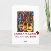 Carte Three Guitars (Dos)