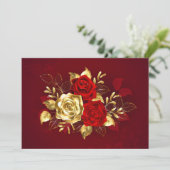 Carte Three Jewelry Roses (Debout devant)
