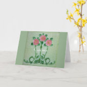 Carte Three Pink Roses Thunder_cove (Fleur jaune)