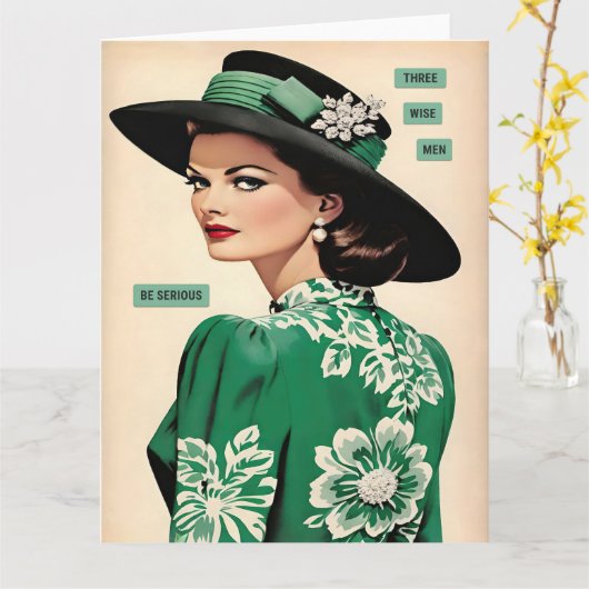 Carte Three Wise Men (Fleur jaune)