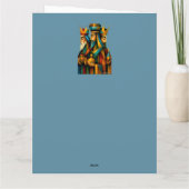 Carte Three Wise Men Abstract Nativity Art (Dos)