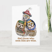 Carte Three Wise Men - Owls (Devant)