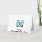 Carte ThroCancer Hope Unity Ribbons (Dos)