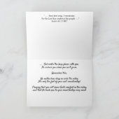 Carte Through the Valley Encouragement Greeting Card (Intérieur)