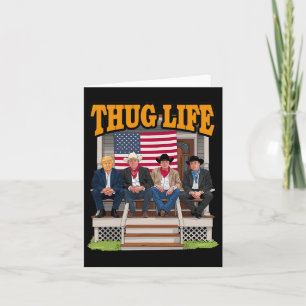 Carte Thug Life Trump Vance Kennedy Elon Shirt